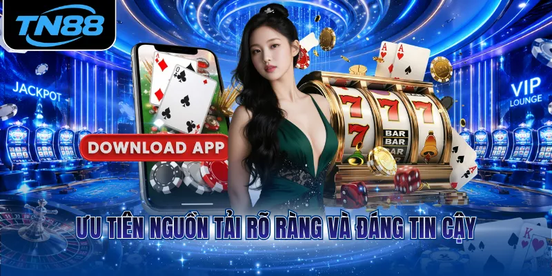 Ưu tiên nguồn tải rõ ràng và đáng tin cậy